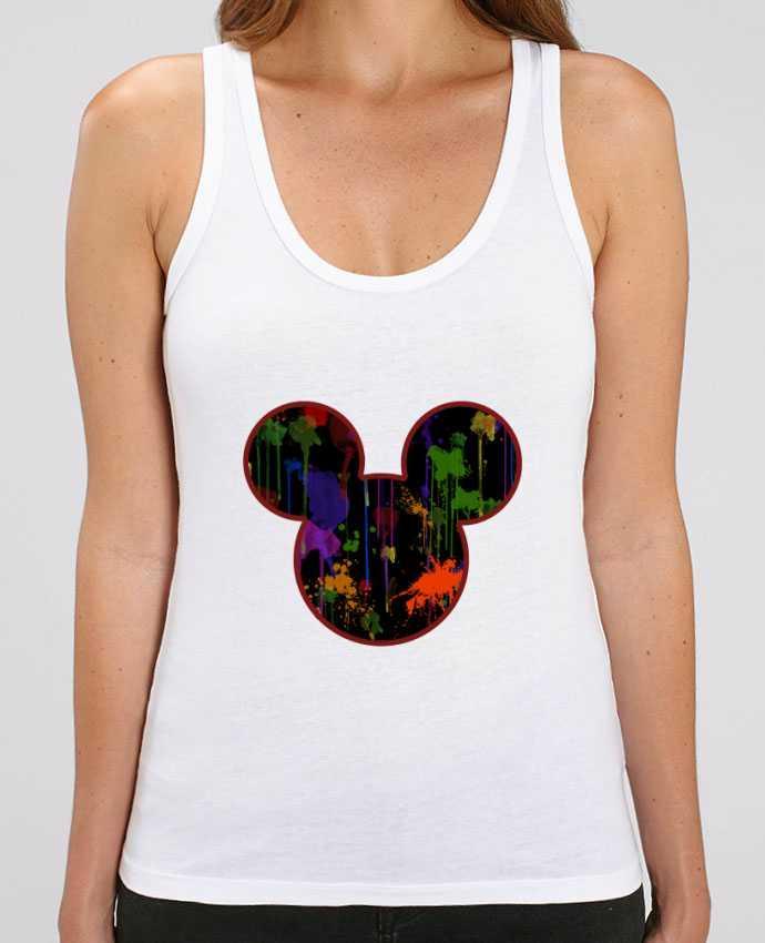Camiseta de Tirantes  Mujer Stella Dreamer Tete de Mickey version noir Par Tasca