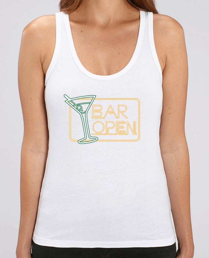 Camiseta de Tirantes  Mujer Stella Dreamer Bar open Par Freeyourshirt.com