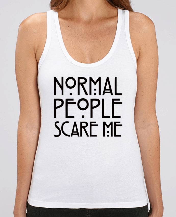 Camiseta de Tirantes  Mujer Stella Dreamer Normal People Scare Me Par Freeyourshirt.com