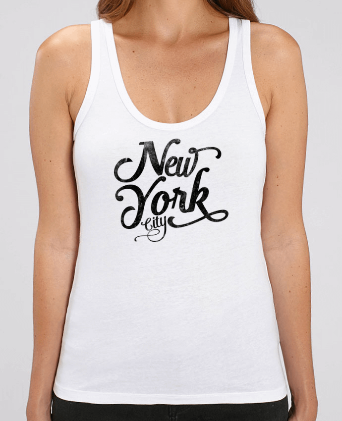 Débardeur Femme Stella DREAMER New York City typographie Par justsayin
