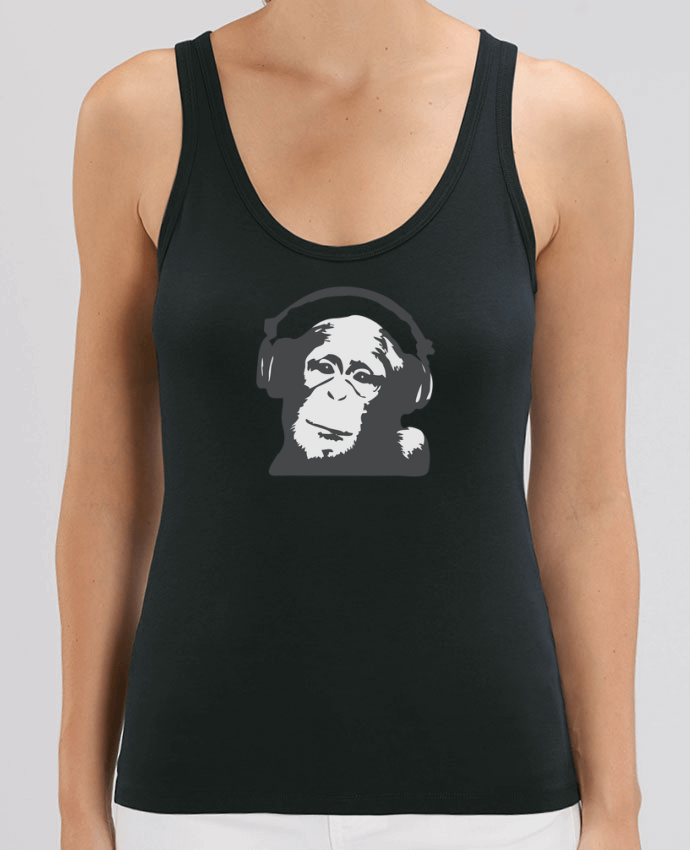 Camiseta de Tirantes  Mujer Stella Dreamer DJ monkey Par justsayin