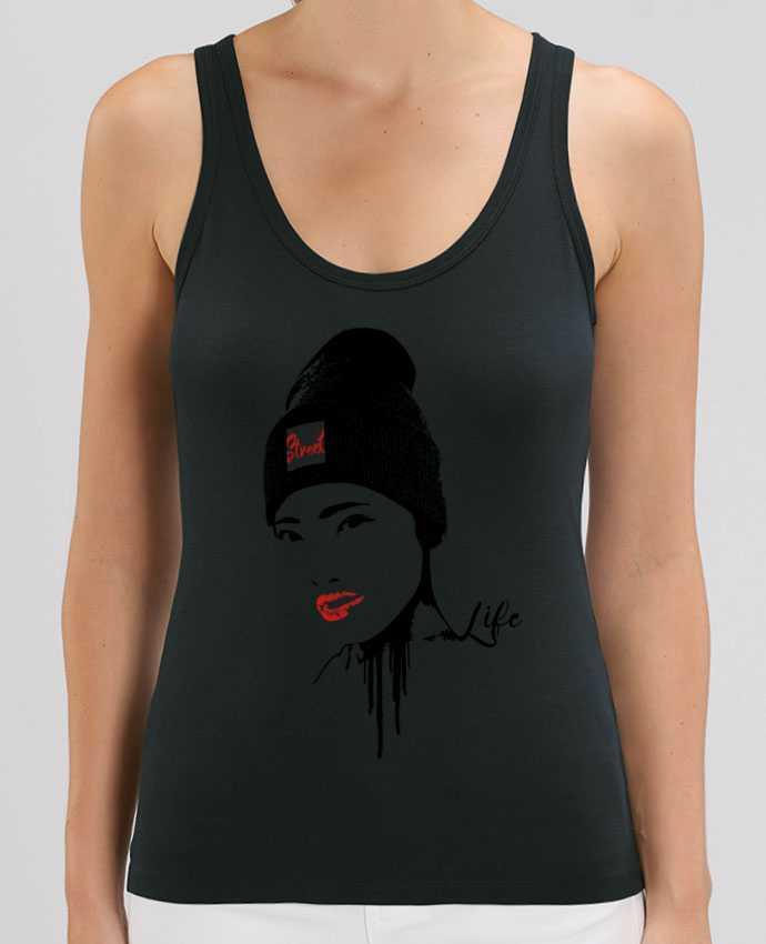 Camiseta de Tirantes  Mujer Stella Dreamer Geisha Par Graff4Art