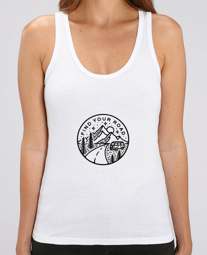 Camiseta de Tirantes  Mujer Stella Dreamer FIND YOUR ROAD Par Likagraphe