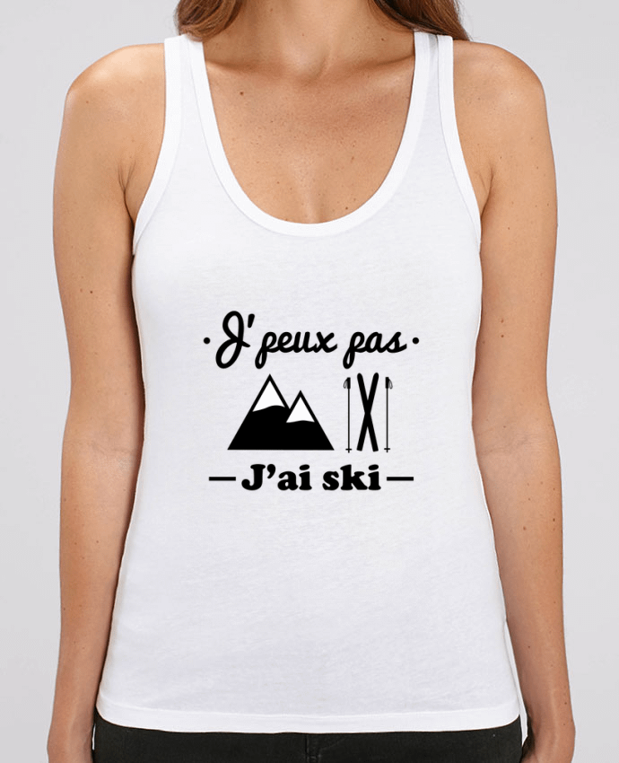 Camiseta de Tirantes  Mujer Stella Dreamer J'peux pas j'ai ski Par Benichan