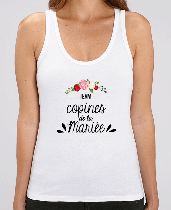 Camiseta de Tirantes  Mujer Stella Dreamer TEAM COPINES DE LA MARIEE Par FRENCHUP-MAYO