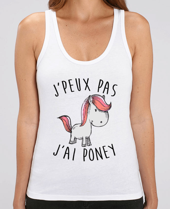 Débardeur Je peux pas j'ai poney Par FRENCHUP-MAYO