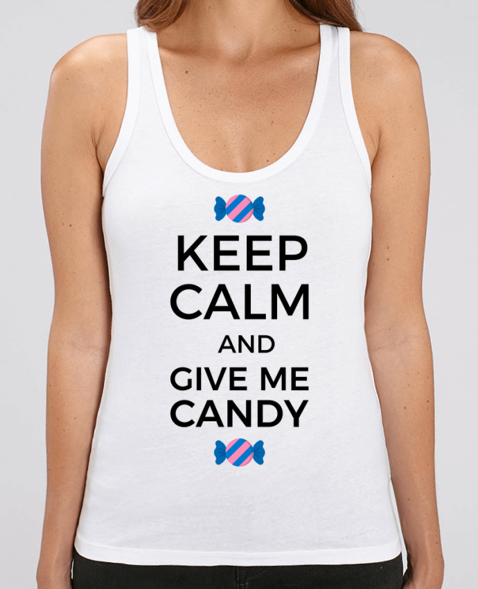 Women Tank Top Stella Dreamer Keep Calm and give me candy Par tunetoo