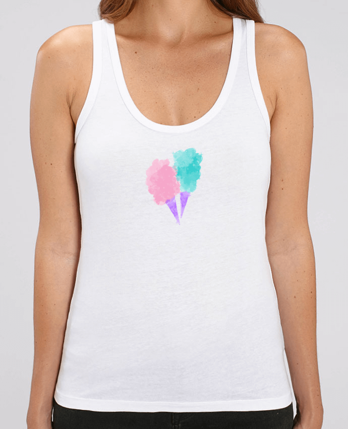 Camiseta de Tirantes  Mujer Stella Dreamer Watercolor Cotton Candy Par PinkGlitter