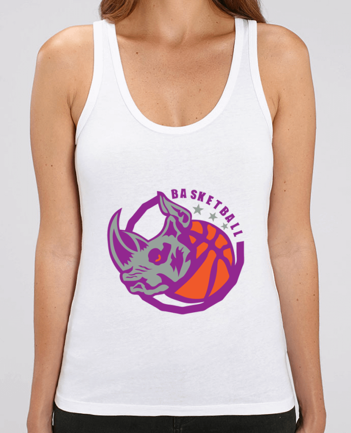 Camiseta de Tirantes  Mujer Stella Dreamer basketball  rhinoceros logo sport club team Par Achille