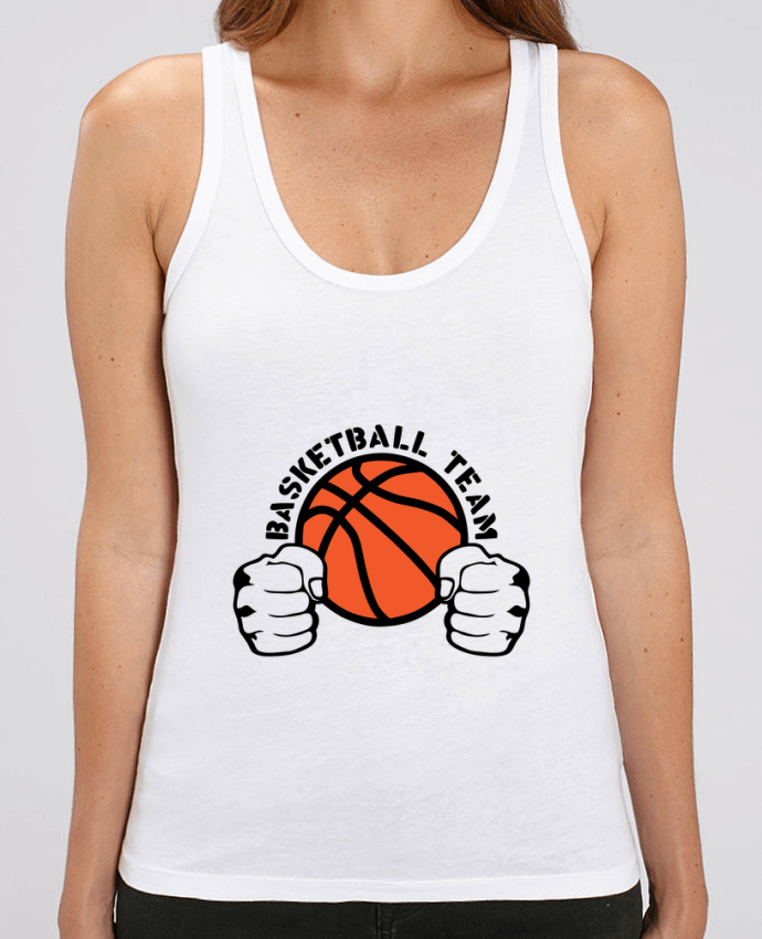 Women Tank Top Stella Dreamer basketball team poing ferme logo equipe Par Achille