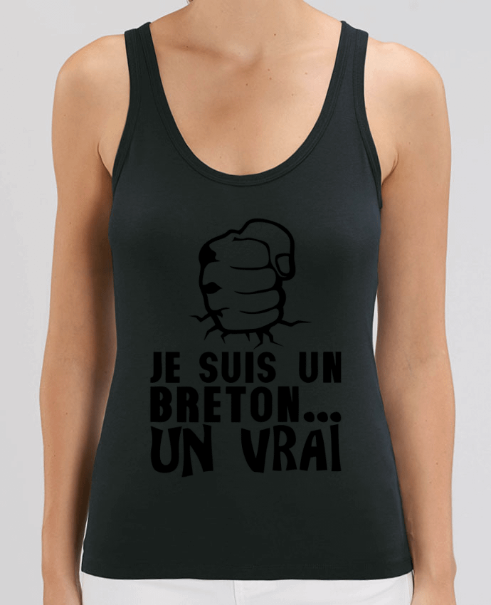 Camiseta de Tirantes  Mujer Stella Dreamer breton vrai veritable citation humour Par Achille