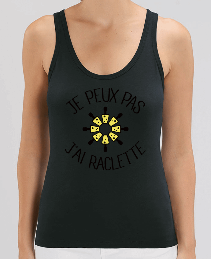 Camiseta de Tirantes  Mujer Stella Dreamer Je peux pas j'ai Raclette Par Freeyourshirt.com