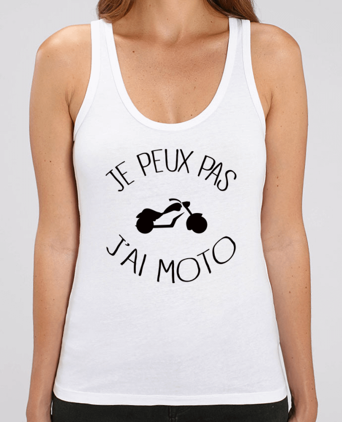 Camiseta de Tirantes  Mujer Stella Dreamer Je Peux Pas J'ai Moto Par Freeyourshirt.com