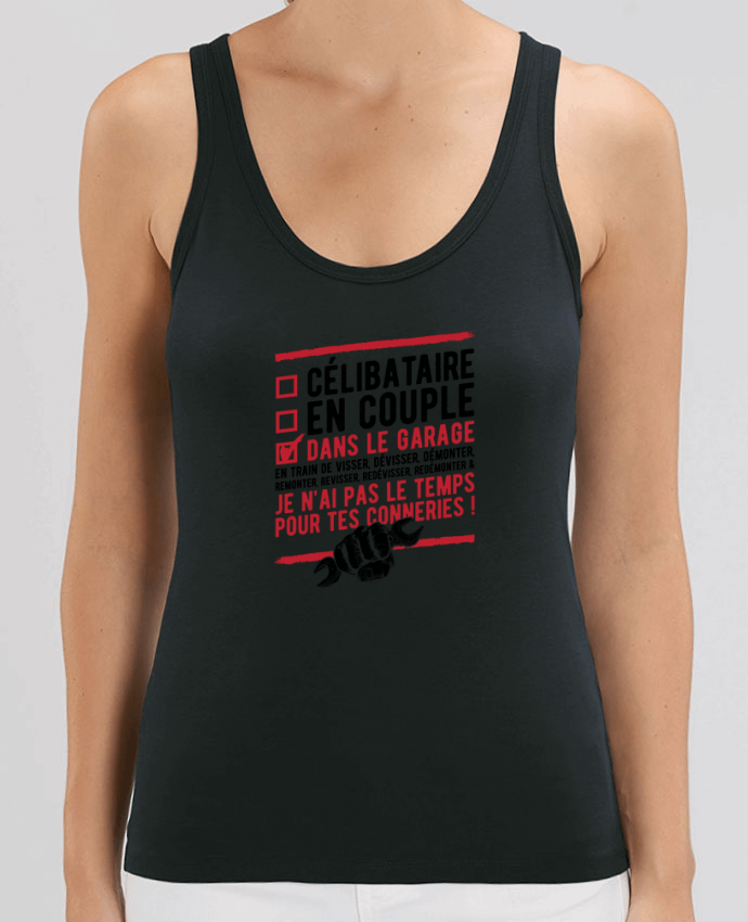 Débardeur Femme Stella DREAMER Dans le garage humour Par Original t-shirt