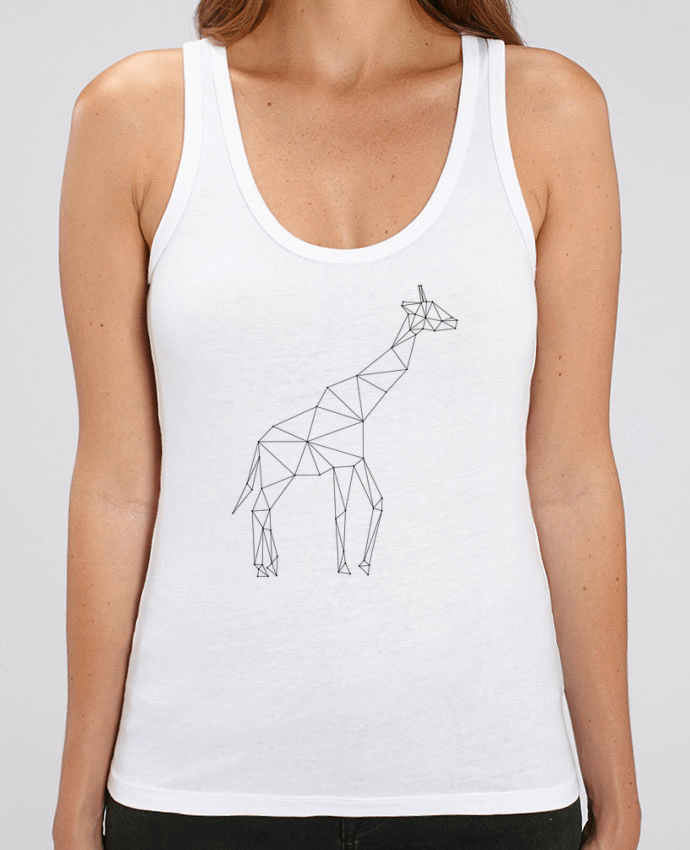 Camiseta de Tirantes  Mujer Stella Dreamer Giraffe origami Par /wait-design