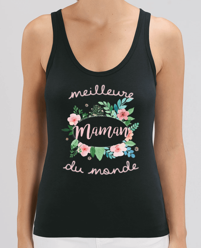 Camiseta de Tirantes  Mujer Stella Dreamer Meilleure maman du monde Par FRENCHUP-MAYO
