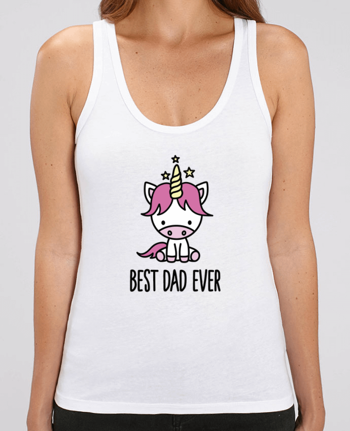 Camiseta de Tirantes  Mujer Stella Dreamer Best dad ever Par LaundryFactory