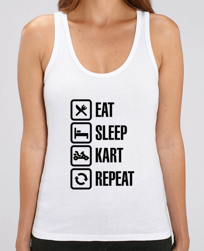 Débardeur Eat, sleep, kart, repeat Par LaundryFactory
