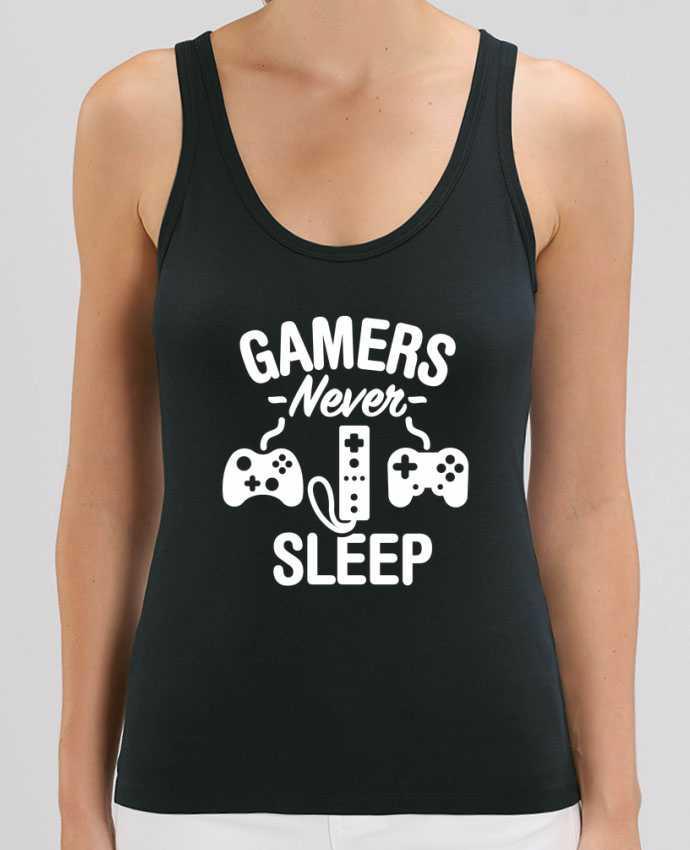 Débardeur Gamers never sleep Par LaundryFactory