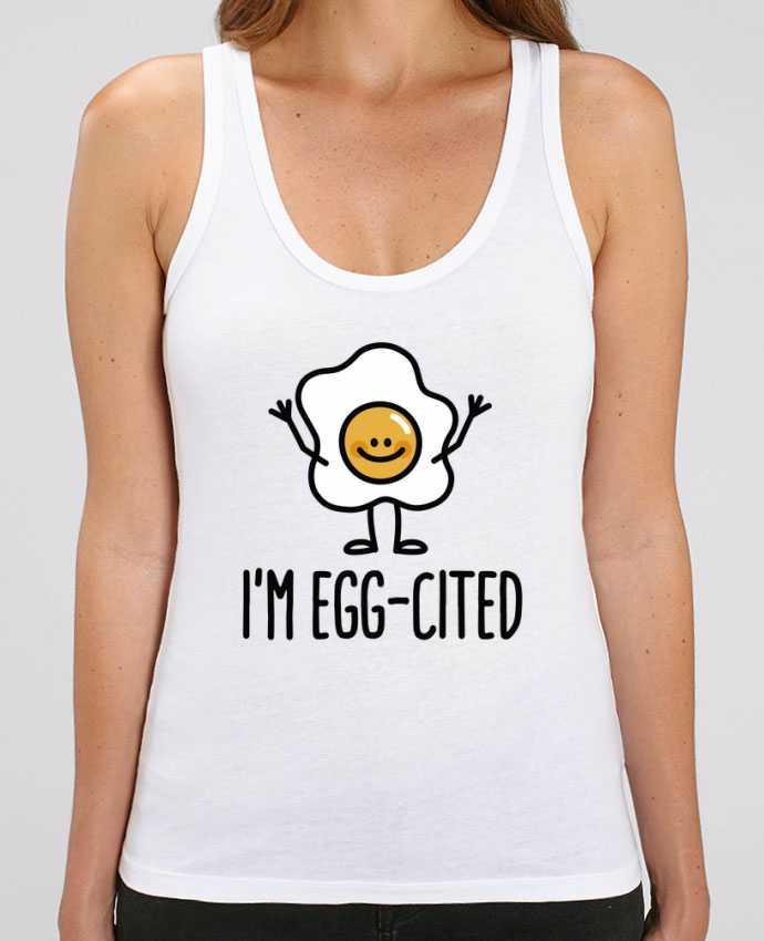 Camiseta de Tirantes  Mujer Stella Dreamer I'm egg-cited Par LaundryFactory