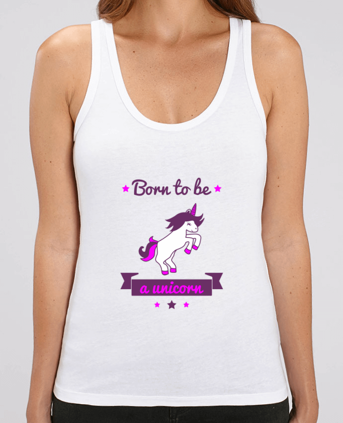 Women Tank Top Stella Dreamer Born to be a unicorn Par Benichan