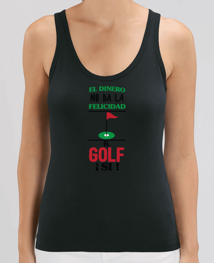 Camiseta de Tirantes  Mujer Stella Dreamer El dinero no da la felicidad, el golf si ! Par tunetoo