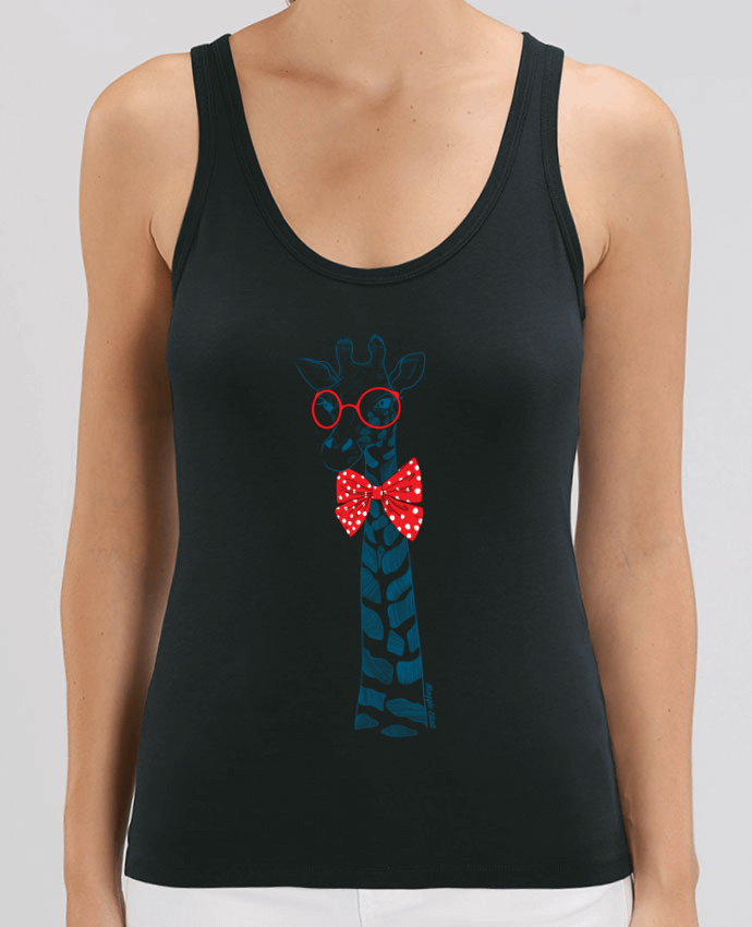 Camiseta de Tirantes  Mujer Stella Dreamer Girafe à lunettes Par Maggie E.
