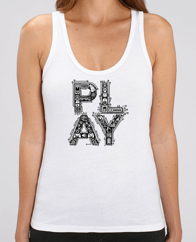 Women Tank Top Stella Dreamer Play typo gamer Par Original t-shirt
