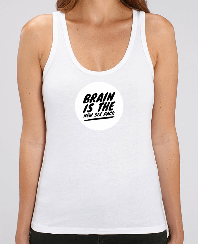Camiseta de Tirantes  Mujer Stella Dreamer Brain is the new six pack Par justsayin