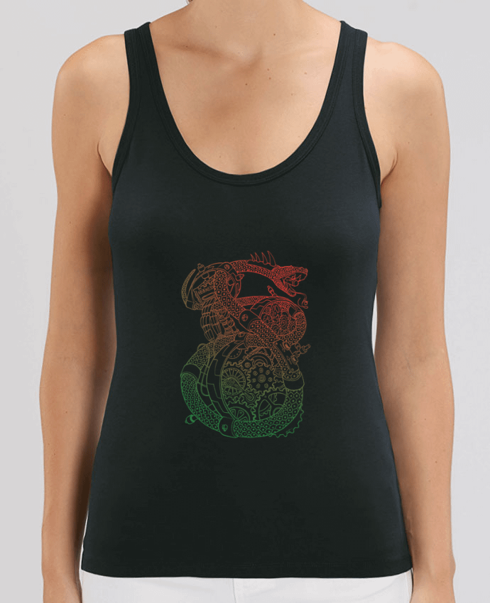 Camiseta de Tirantes  Mujer Stella Dreamer Méca Serpent Par Tomi Ax - tomiax.fr