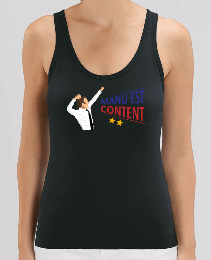 Camiseta de Tirantes  Mujer Stella Dreamer Célébration Macron Par tunetoo