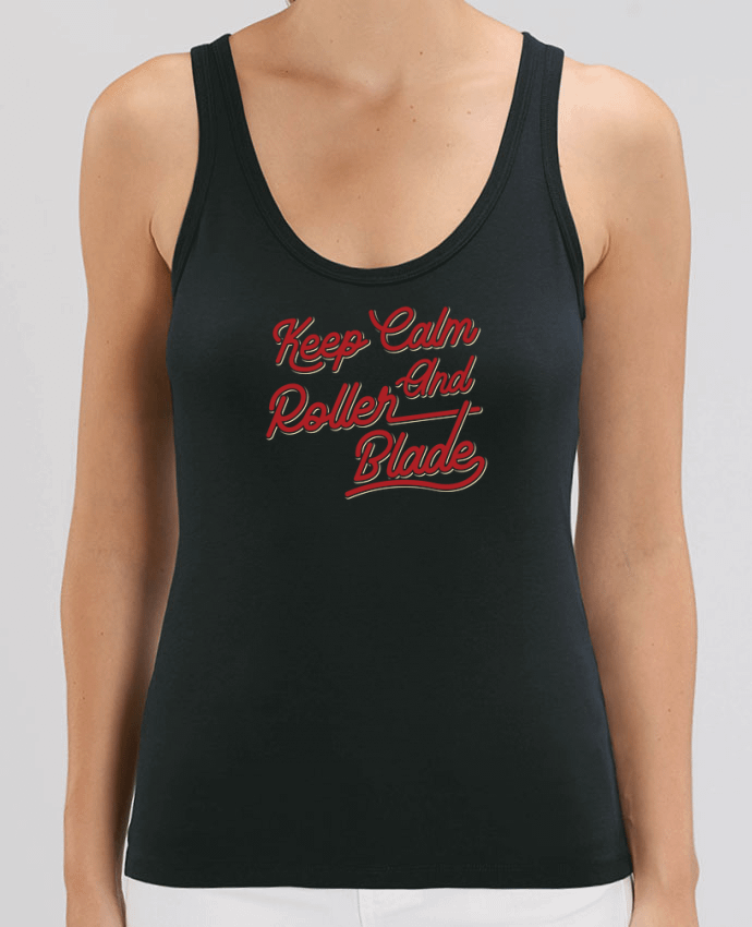 Camiseta de Tirantes  Mujer Stella Dreamer Keep calm and rollerblade Par Original t-shirt