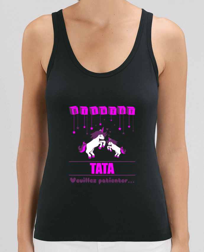 Camiseta de Tirantes  Mujer Stella Dreamer Bientôt Tata, future Tante, licorne Par Benichan