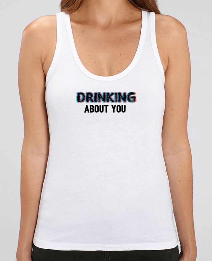 Camiseta de Tirantes  Mujer Stella Dreamer Drinking about you Par tunetoo