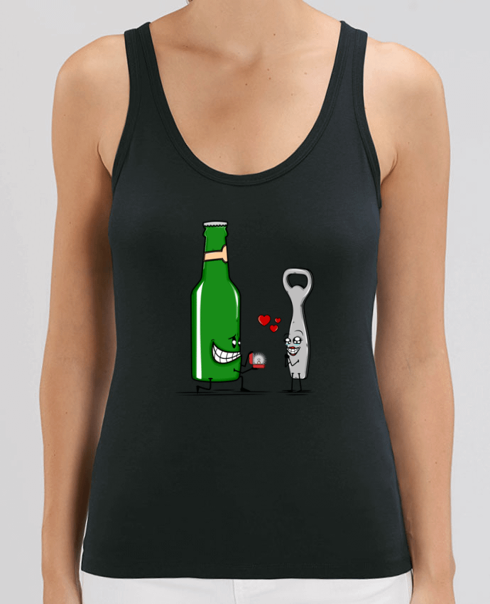 Women Tank Top Stella Dreamer BEER ROMANCE Par PTIT MYTHO