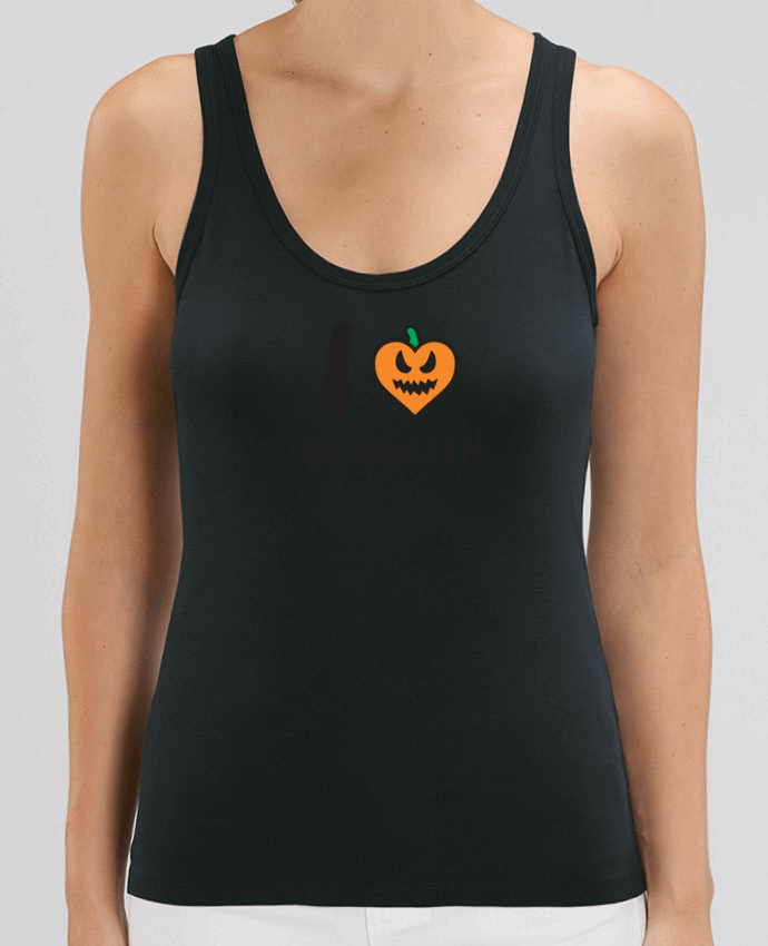 Camiseta de Tirantes  Mujer Stella Dreamer I Love Halloween Par tunetoo