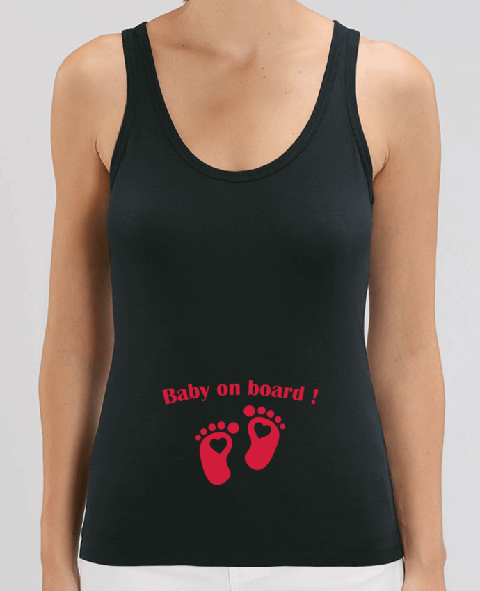 Camiseta de Tirantes  Mujer Stella Dreamer Baby on board ! - Pregnancy Par tunetoo