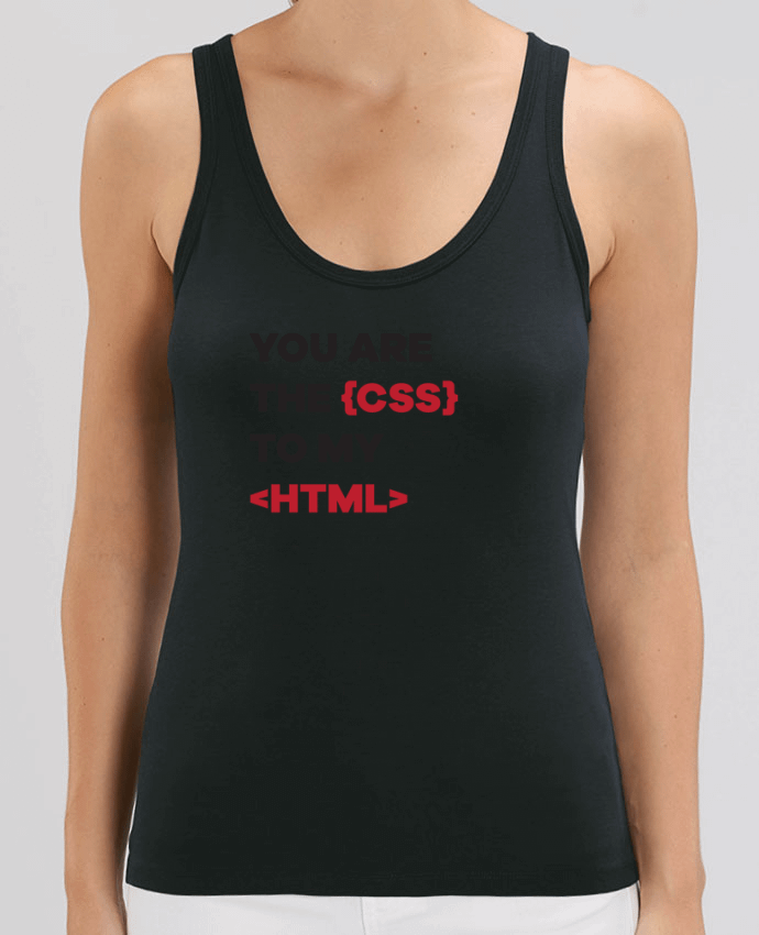 Camiseta de Tirantes  Mujer Stella Dreamer You are the css to my html Par tunetoo