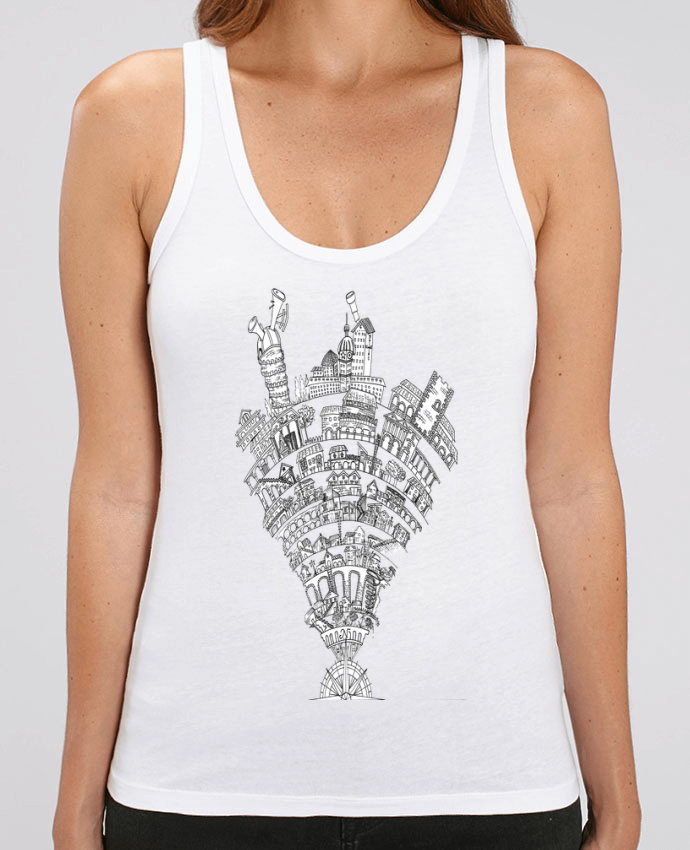 Women Tank Top Stella Dreamer Perintzia invisible city Par Jugodelimon