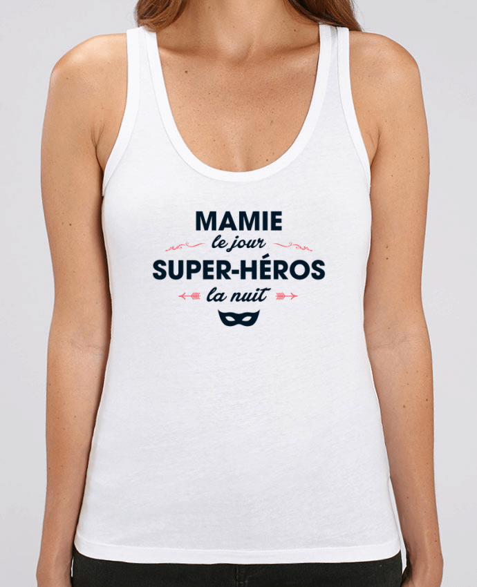 Camiseta de Tirantes  Mujer Stella Dreamer Mamie le jour, super-héros la nuit Par tunetoo