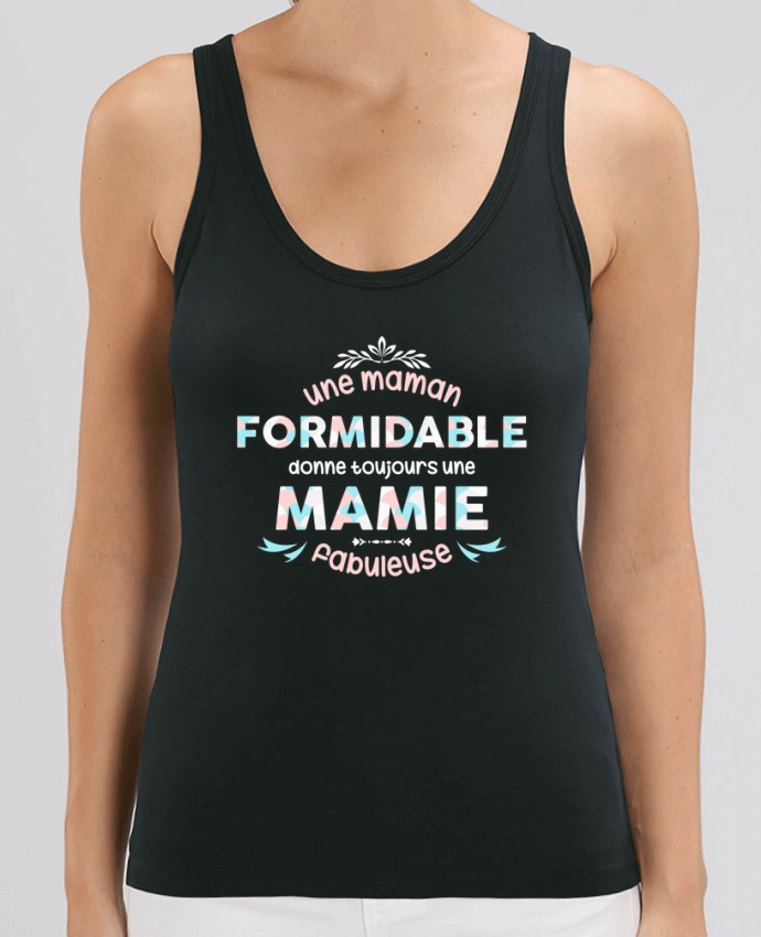 Camiseta de Tirantes  Mujer Stella Dreamer maman formidable = mamie fabuleuse Par tunetoo