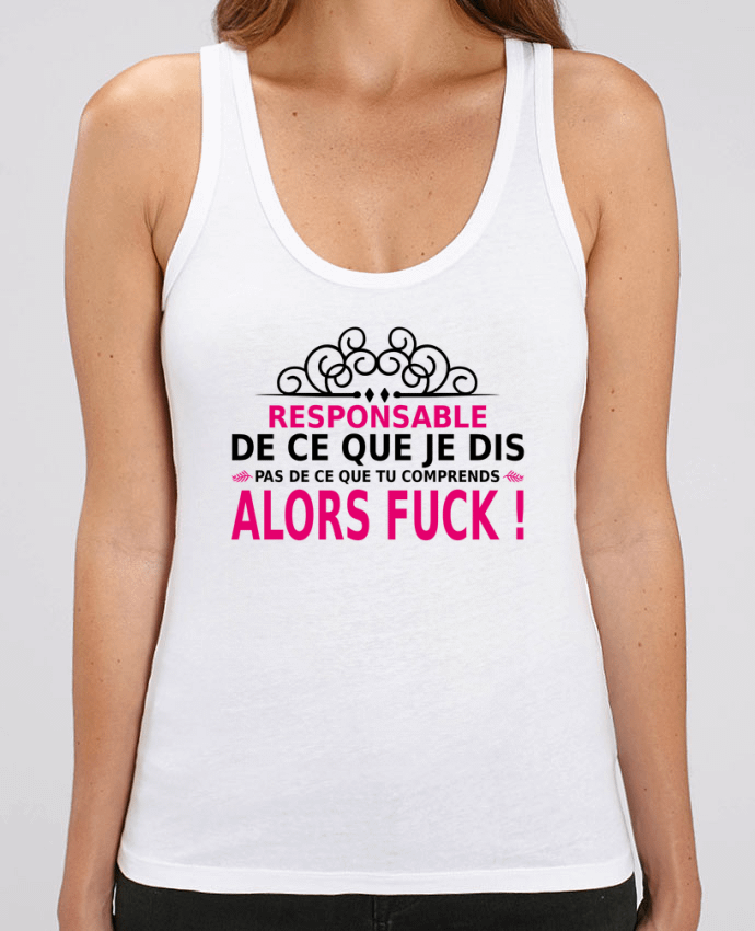 Camiseta de Tirantes  Mujer Stella Dreamer responsable de ce que je dis Par Milie