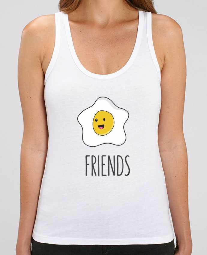 Camiseta de Tirantes  Mujer Stella Dreamer BFF - Bacon and egg 2 Par tunetoo