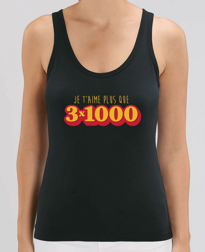 Camiseta de Tirantes  Mujer Stella Dreamer Je t'aime plus que 3 x 1000 - Avengers Par tunetoo