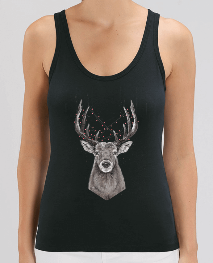 Camiseta de Tirantes  Mujer Stella Dreamer Xmas deer Par Balàzs Solti