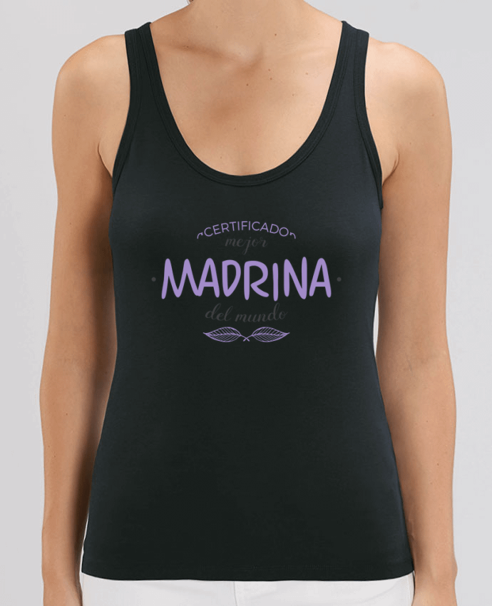 Camiseta de Tirantes  Mujer Stella Dreamer Certificado mejor madrina del mundo Par tunetoo