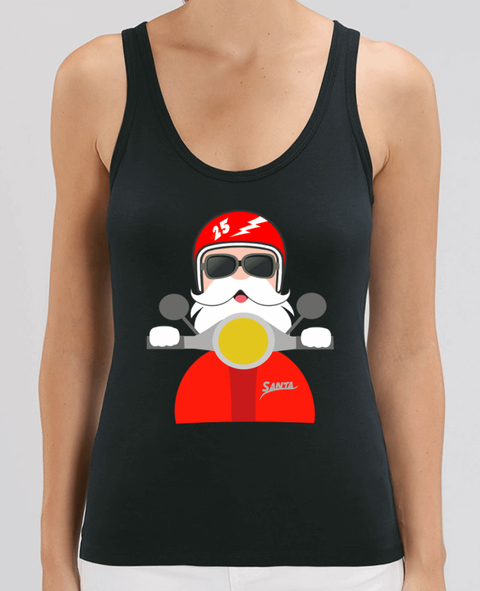 Women Tank Top Stella Dreamer Navidad en moto Santa Claus Par Giuraf