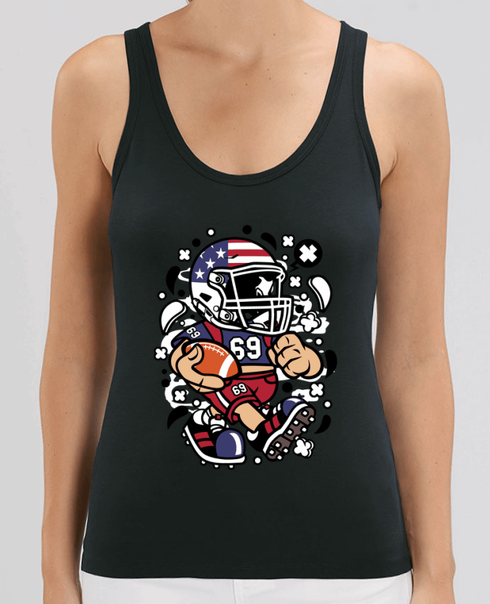 Camiseta de Tirantes  Mujer Stella Dreamer Football Américain Cartoon | By Kap Atelier Cartoon Par Kap Atelier