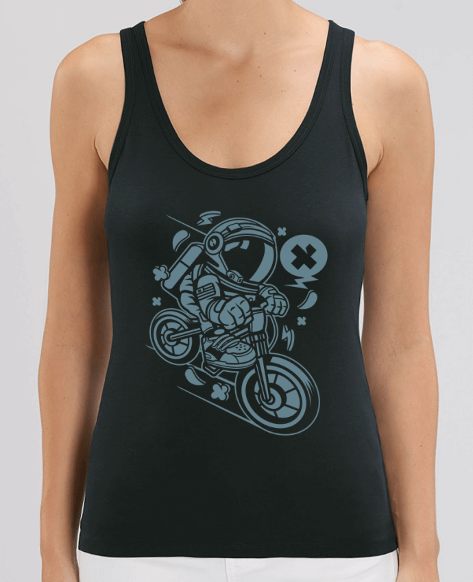 Women Tank Top Stella Dreamer Astronaute Motard Cartoon | By Kap Atelier Cartoon Par Kap Atelier