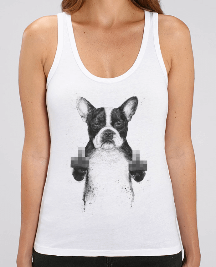 Camiseta de Tirantes  Mujer Stella Dreamer Censored dog Par Balàzs Solti
